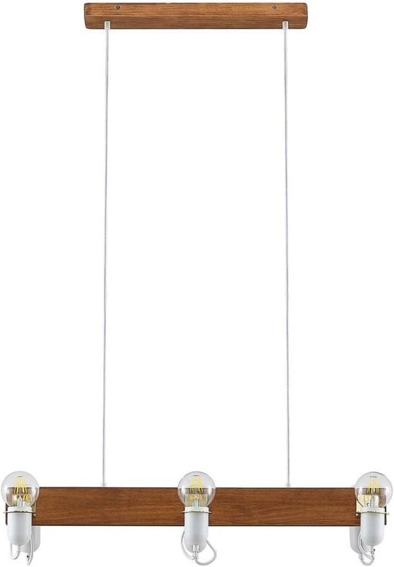 Pendelleuchte "Becky" aus Holz für Wohnzimmer & Esszimmer von Lucande