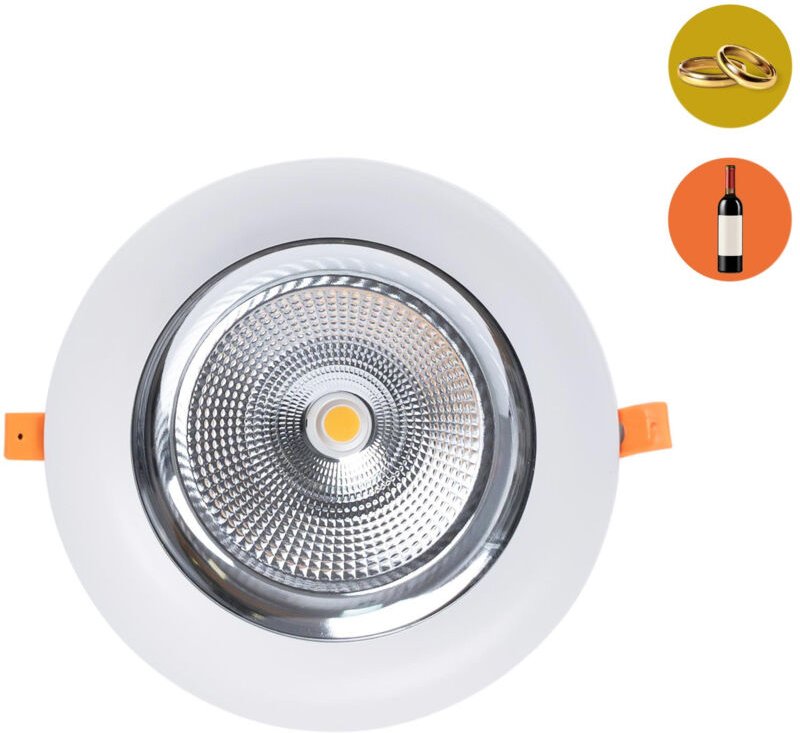 Thumbnail - Barcelona Led - Downlight led speziell für Gold- und Weinläden - 40W - Philips