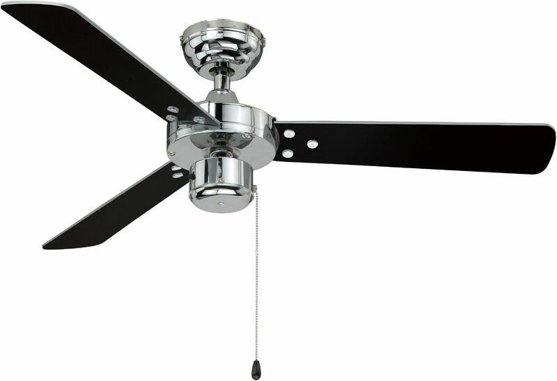 Thumbnail - Deckenventilator Cyrus Chrom mit Zugkette