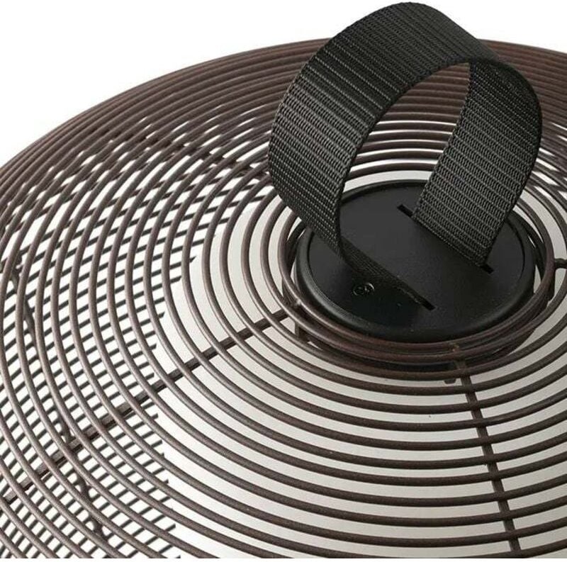 Nara rostbraune tragbare Lampe 72102-157