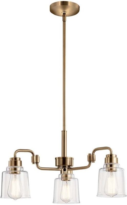 Elstead Kichler Aivian Mehrarmige Deckenleuchte aus verwittertem Messing