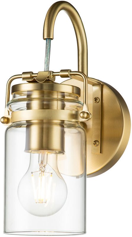 Elstead Kichler Brinley Wandleuchte aus gebürstetem Messing