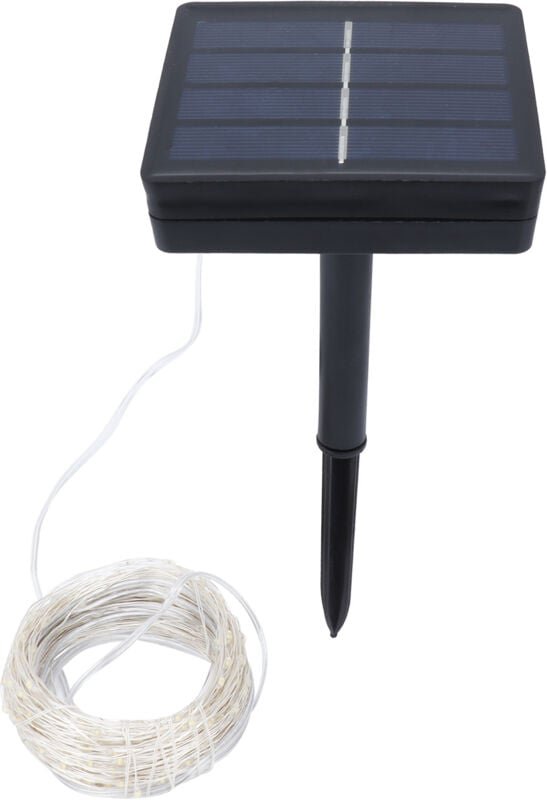 300 LED-Solar-Lichterkette, IP44 wasserdicht, für Garten und Hof, warmweiß, 32 m