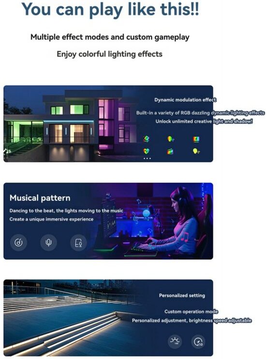 Tlily - SP324E MESH-Netzwerksynchroner 4-Kanal-RGBW-LED-Controller, große Reichweite
