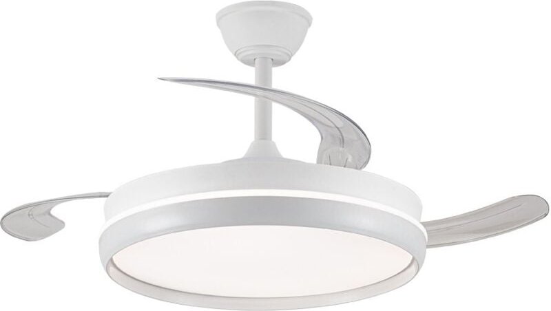 Charly Evo 72W 7920Lm CCT Dim Smart LED-Ventilator mit einziehbaren Flügeln