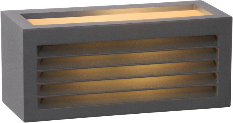 Lucide - dimo - Wandleuchte Innen/Außen - 1xE27 - IP54 - Anthrazit