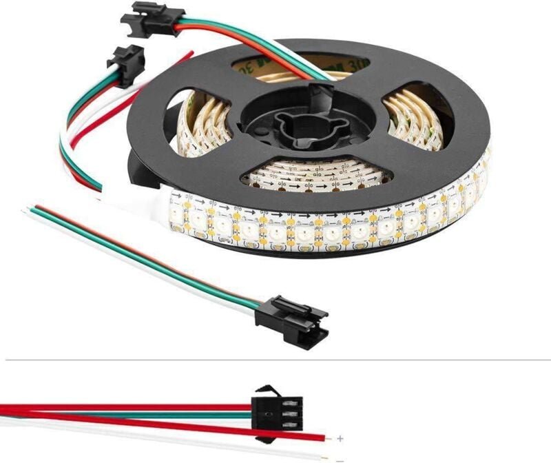 Barcelona Led - LED-Streifen Smart ic 5V dc - 2 Meter - IP20 – 144 LEDs/m - rgb