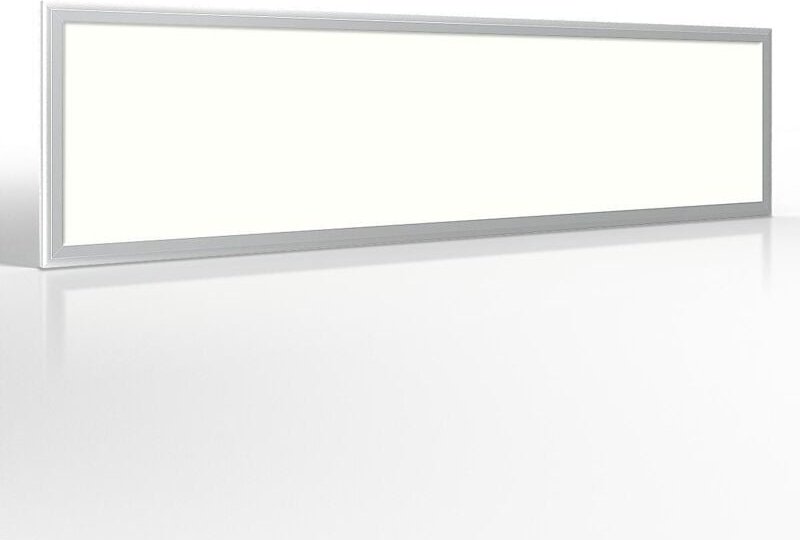 LED Panel 120x30cm 40W Rahmen silber - Lichtfarbe: Neutralweiß 4000K