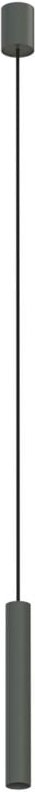Licht-erlebnisse - Hängelampe Metall GU10 ø 4 cm rund h: max. 130 cm Grau Modern Pendelleuchte