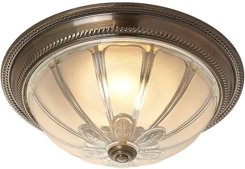 Lindby - led Deckenleuchte 'Henja' aus Glas dimmbar für Wohnzimmer & Esszimmer von