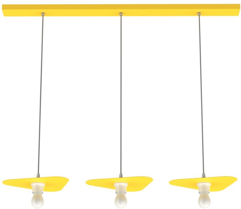 Thumbnail - Cloud sospensione binario 3 luci monocolore opaco