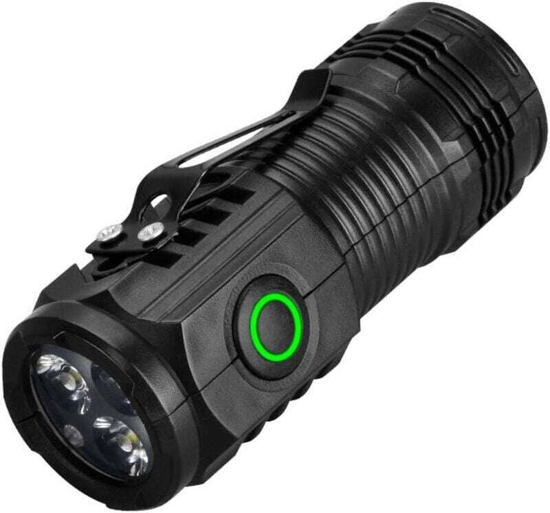 Vtizikl Lumière LED à Main Mini Lampe de Poche LED Portable Haute avec clip,luminosité 3Modes Handheld Light for Home Em...