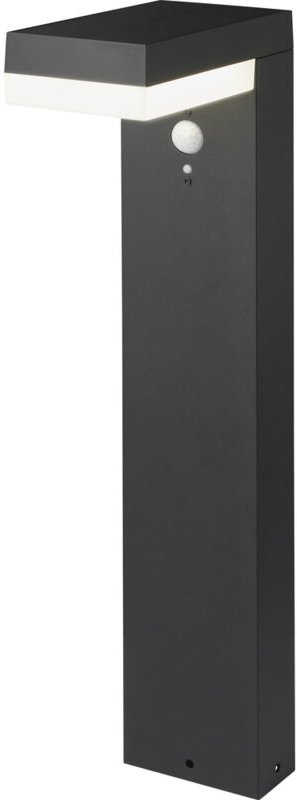 Sygonix - SY-4715528 Solar-Außenstandleuchte mit Bewegungsmelder smd led 6 w Schwarz