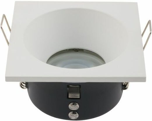 Weißer Einbauspot Aluminium B:8,5cm GU10 Zeitlos