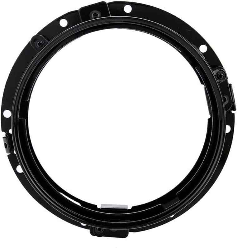 Zoll Autoscheinwerfer-Montagehalterung, runder Ring für Jeep Wrangler (schwarz) mumu