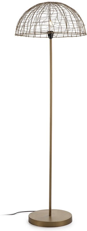 Stehlampe 50X50X157 Antiker goldener Draht/Metall