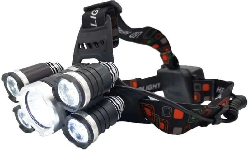 x LED-Stirnlampe, wiederaufladbare Stirnlampe