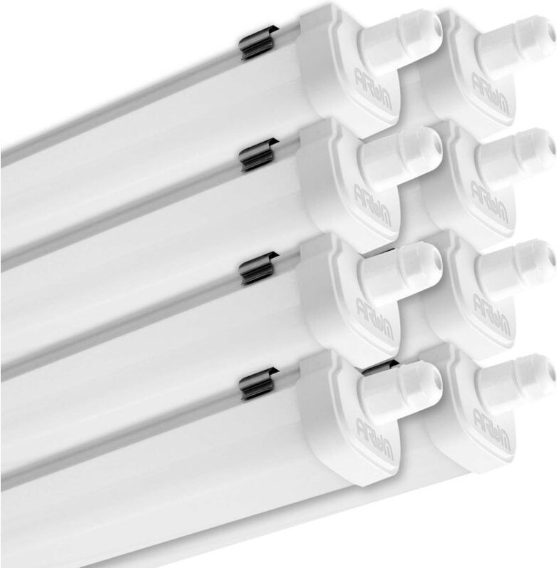 Arum Lighting - Satz mit 8 wasserdichten LED-Streifen Panama 150 cm 60 w IP65, miteinander verbindbar Farbtemperatur: 40...