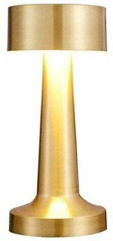Schreibtischlampe, kabellose LED-Tischleuchte – wiederaufladbare Vintage-LED – Berührungssensor – Nachtlicht – 3 Farben ...