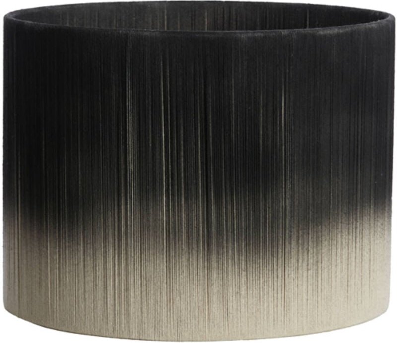 Lampenschirm - Tossa - schwarz - textil - ø 40cm - Light&living