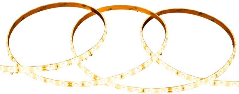 Efectoled - LED-Streifen 24V smd 60 LED/m 5m 5W/m 400lm/m Breite 8mm Schnitt 10cm IP65 2200K Superwarm