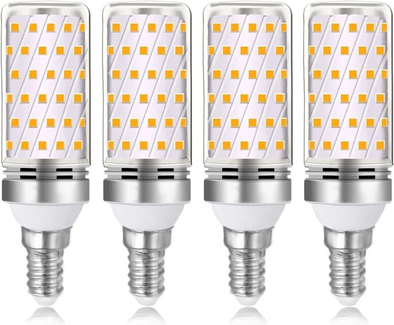 E14 16W LED-Lampe, Warmweiß 3000K, 1600lm, entspricht einer E14 100W/120W Halogenlampe, 230V Wechselstrom, nicht dimmbar...