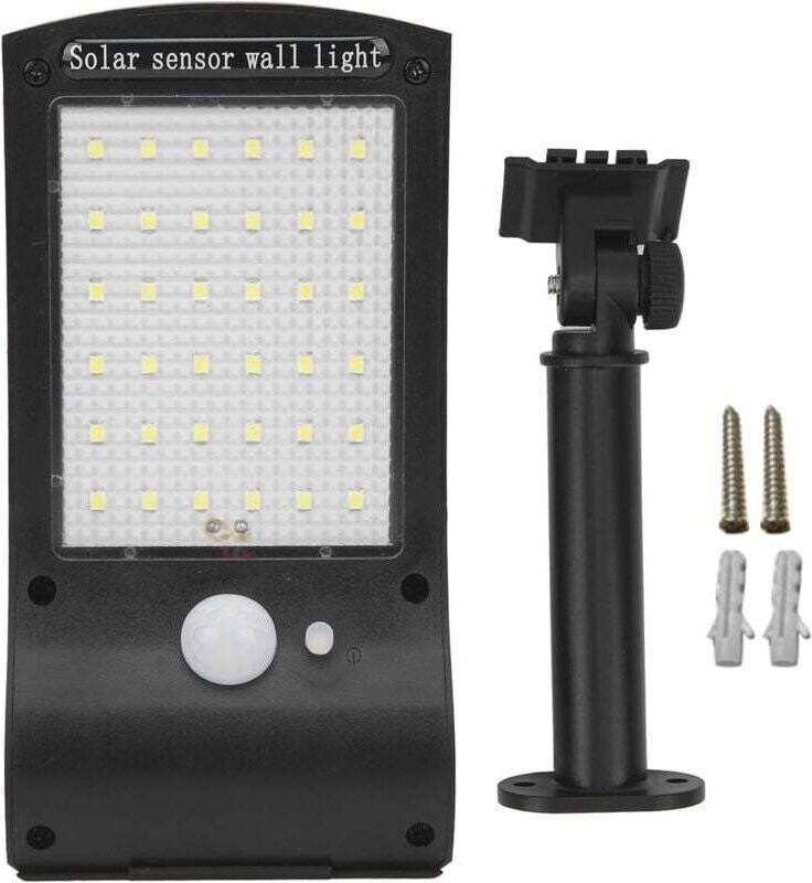 Solar-Wandleuchte für den Außenbereich, LED-Licht mit Bewegungsmelder mit 3 einstellbaren Modi, IP65 wasserdicht, leistu...