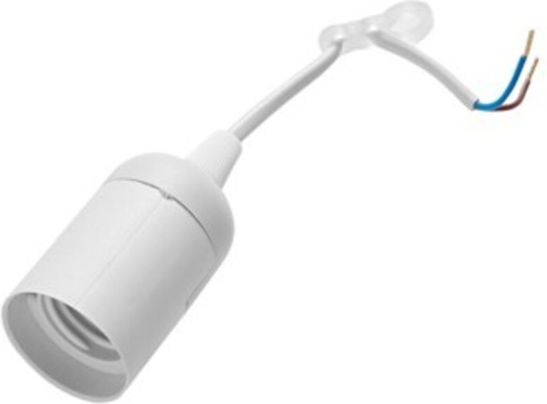 E27 Lampenfassung mit Kabel - Befestigung, Thermoplast