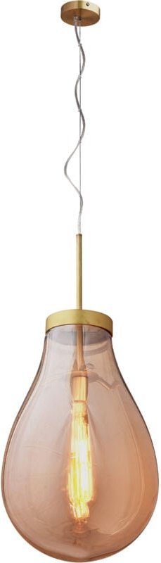 Hängelampe Lumineca Hatann m 40x65 cm Farbe Bernstein