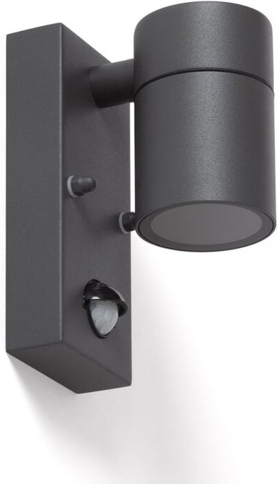Efectoled - Außenwandleuchte aus Edelstahl mit PIR-Sensor Stone Anthrazit