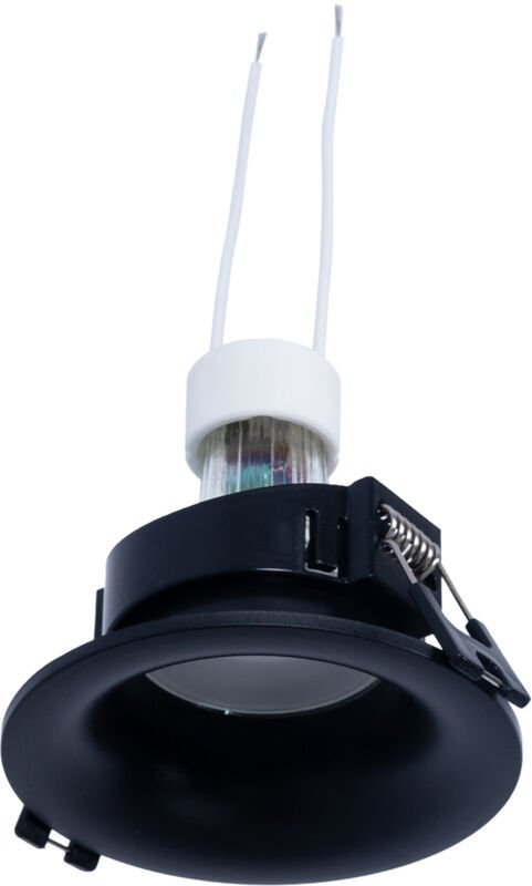 Einbaustrahler Set Ø86mm (schwarz) + GU10 5,4W + Fassung