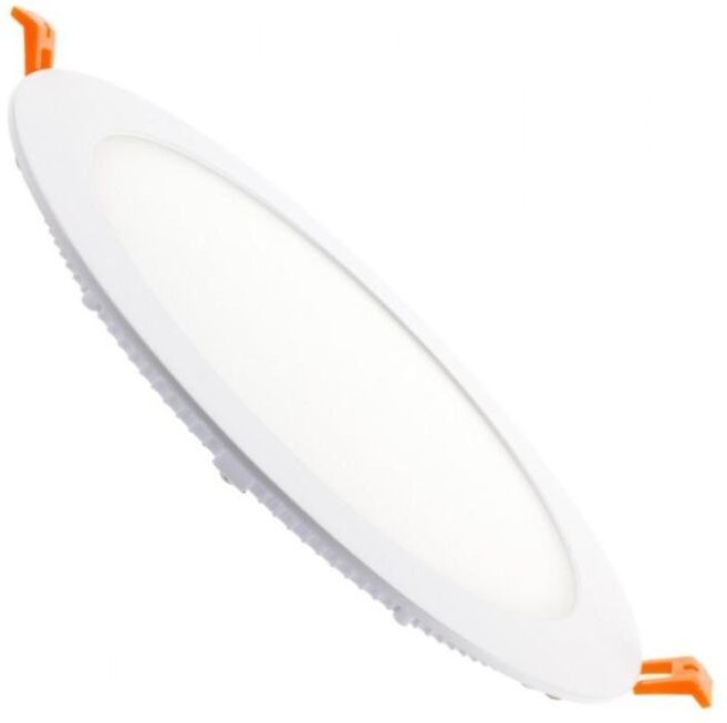 Efectoled - led Einbaustrahler flach 18W Rund SuperSlim Ausschnitt Ø205 mm lifud 3000K Warmweiß