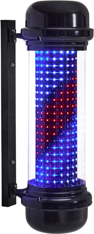 Barberpub - Barber Pole Barbierstab, Barbershop Friseurstange mit led Leucht Salon Einrichtung, Friseursalon, Barbier St...