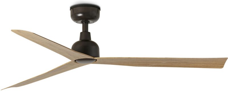 Faro Marine Marine 125cm Deckenventilator, dunkelbraun, Eichenholzflügel, IP44