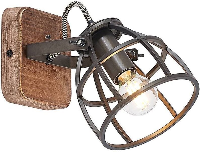 Thumbnail - Deckenlampe "Rutger" aus Holz für Wohnzimmer & Esszimmer von Lindby