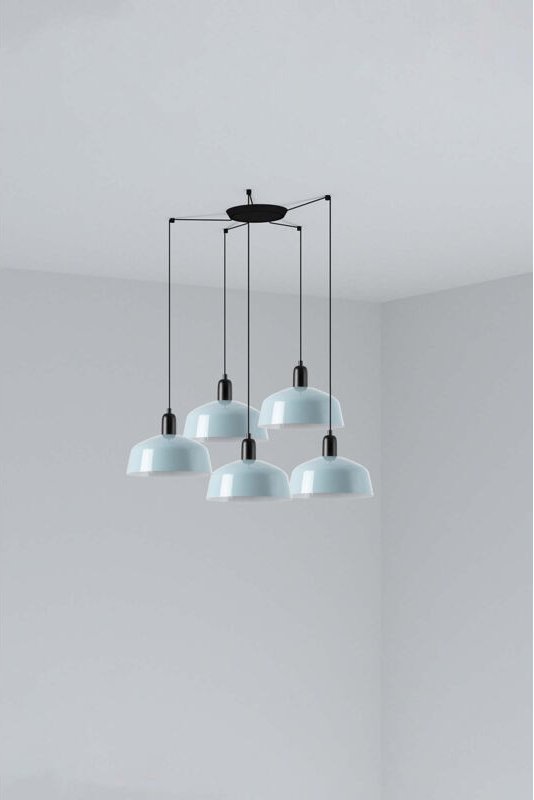 Tatawin m Pendelleuchte graublau 20340-147-5L