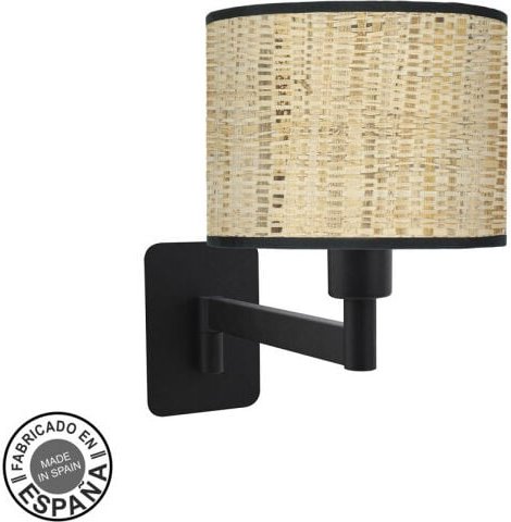 ABRILA AKUNADECOR Wandleuchte From Wall Fashion Schwarz mit Baldachin Lampenschirm