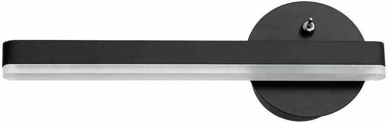 SYDNEY 6W LED SCHWARZ Wandleuchte, links