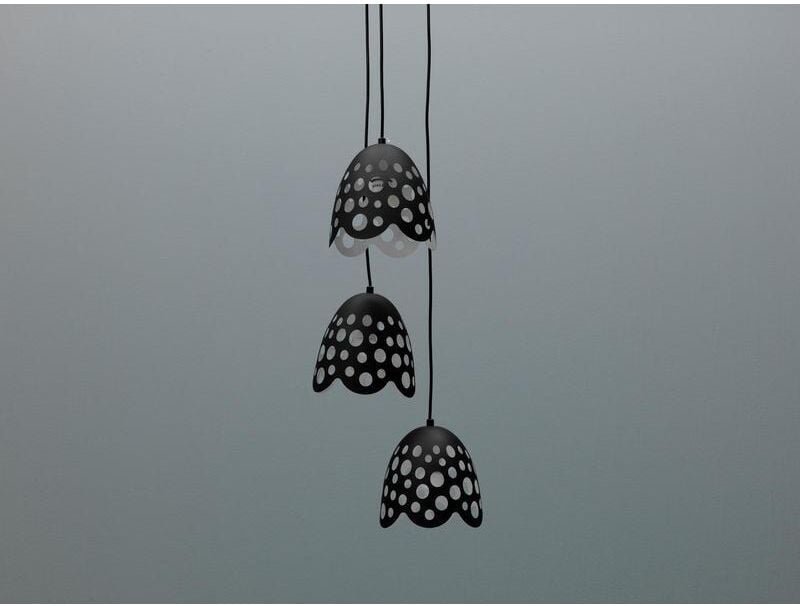 Bells – Pendelleuchte aus schwarzem Metall