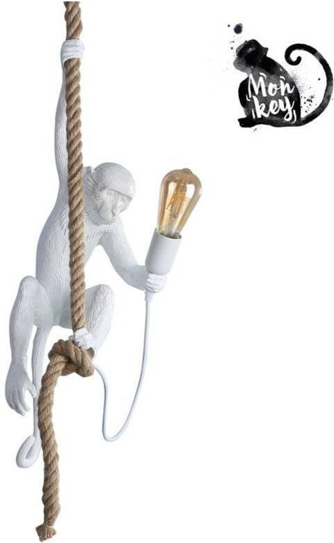 Barcelona Led - Affen-Hängeleuchte aus Harz "Ximpa"