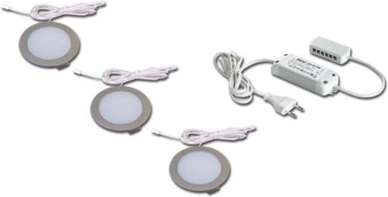 Hera 3er-Set LED-Einbauleuchte 4W ww eds +LED24/15W 61056303002