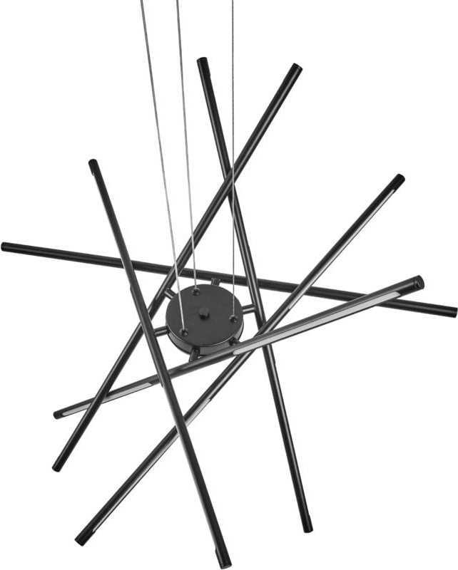 LED Hängeleuchte PALUN mit Dimmer Metall Schwarz