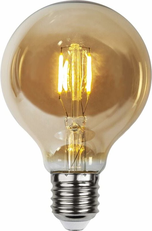 Thumbnail - Star Trading - LED-Lampe E27 24V Low Voltage, Niederspannungsleuchtmittel, Filament, Bernsteinfarben, Außenbereich, IP44...