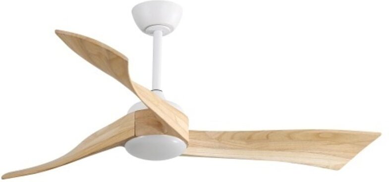 132 132 cm Deckenventilator – mit 3 Holzflügeln – 6 Geschwindigkeitsstufen – Fernbedienung – energiesparender Gleichstro...