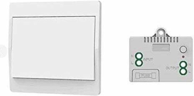 FOREHILL Selbstversorgender und batterieloser Funkschalter, drahtlose Fernbedienung für Lampen und Geräte, wasserdicht u...