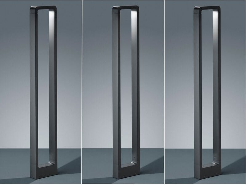 Trio Leuchten - led Pollerleuchte 3er Set Anthrazit Höhe 100cm IP54 - Außenleuchten Wegeleuchten