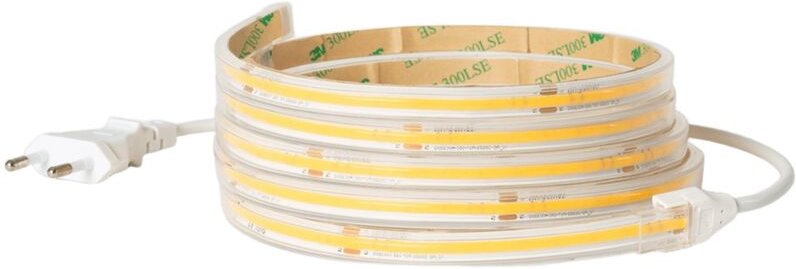 LED-Streifen Dimmbar 220V cob Selbstgleichrichtend 560 LED/m 14W/m 1250lm/m Breite 10mm Schnitt 10cm IP65 nach Maß 2200K...