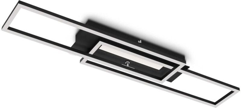 Briloner - led Deckenleuchte dimmbar Memoryfunktion getrennt schaltbar 40W schwarz