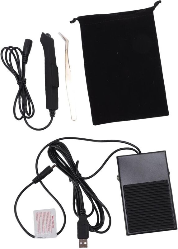 Haofy 5W Wimpernverlängerungslampe, tragbare Wimpernlampe mit Fußpedal, Aluminiumlegierung mit 395-400 nm Wellenlänge fü...