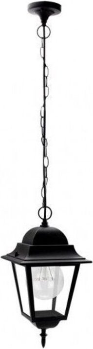 Fabrilamp - Klassische Aluminium-Pendelleuchte für den Außenbereich Spica Schwarz Ip44